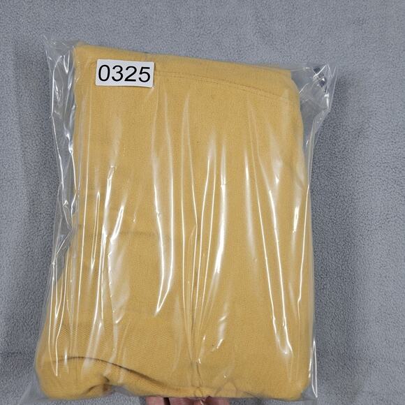 American Eagle Y2K Sweatpants Womens Medium Fleece Low Rise Yellow Mallcore - Picture 15 of 15